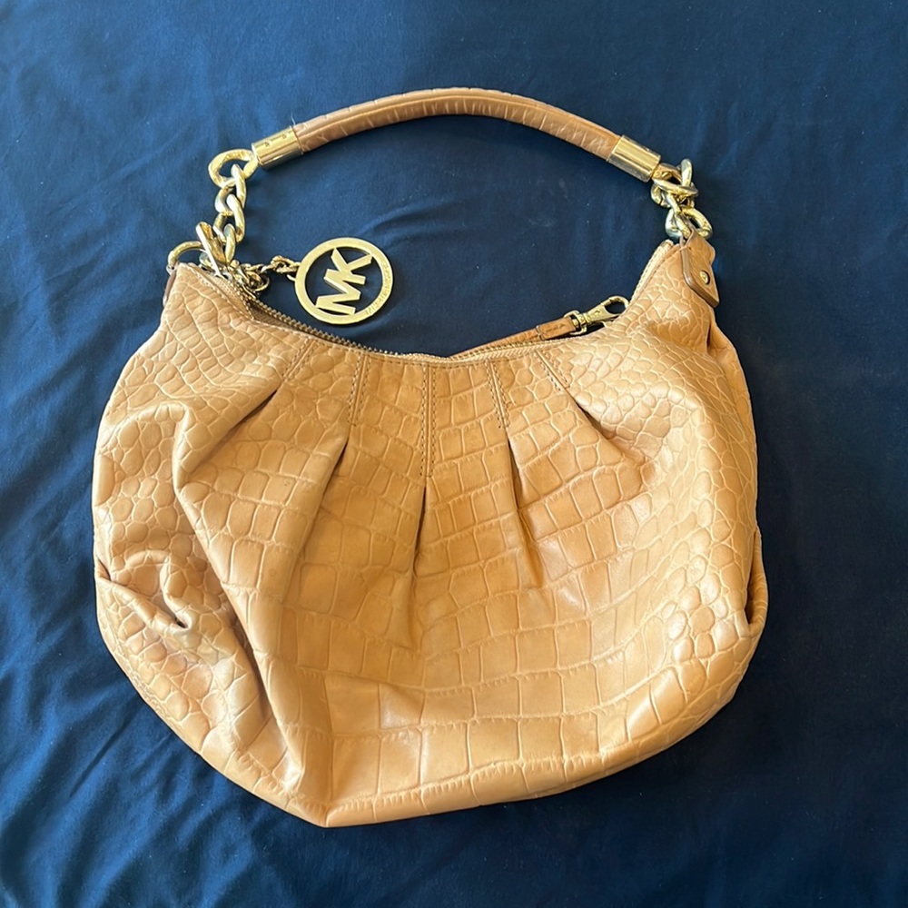 Michel Kors leather hobo bag